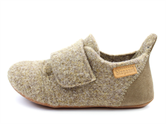Bisgaard slippers camel with velcro